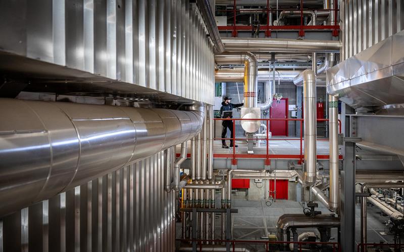 Ingebruikname van een nieuwe biomassacentrale op de locatie in Vielsalm